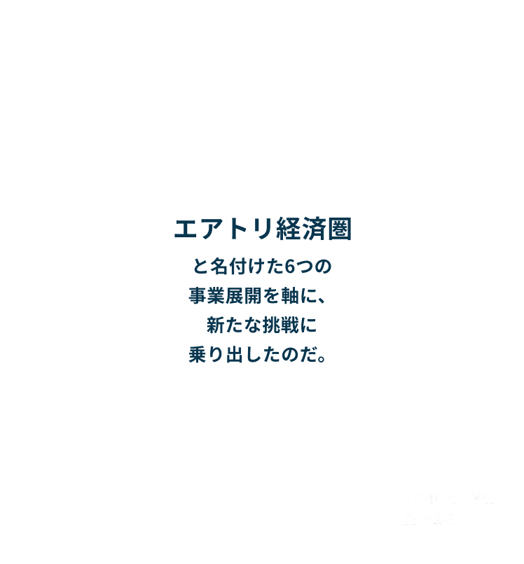 エアトリ経済圏と名付けた6つの事業展開を軸に、新たな挑戦に乗り出したのだ。 ※2024年9月現在、全16事業