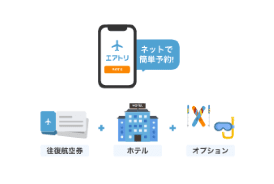 エアトリ国内ツアーとは